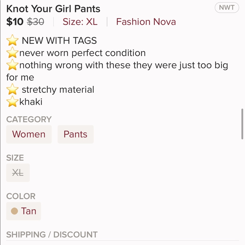 KNOT YOUR GIRL PANTS!